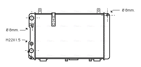 Ava Cooling Radiateur CN2005