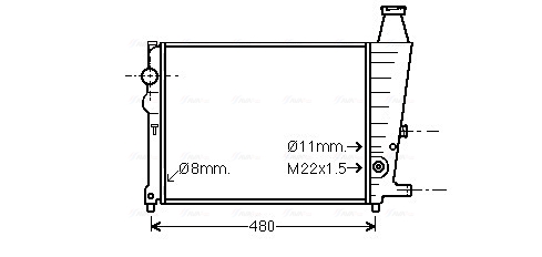 Ava Cooling Radiateur CN2013