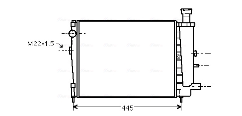 Ava Cooling Radiateur CN2041