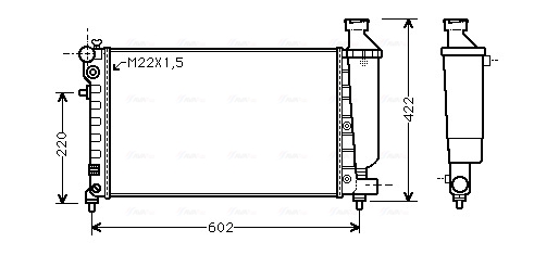 Ava Cooling Radiateur CN2117