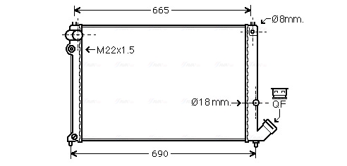 Ava Cooling Radiateur CN2139