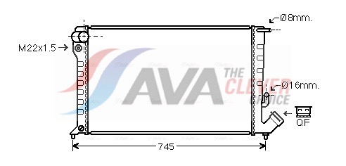 Ava Cooling Radiateur CNA2151