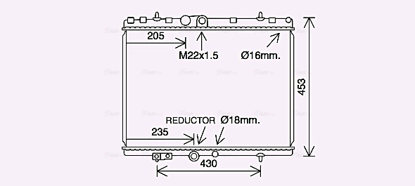 Ava Cooling Radiateur CN2312