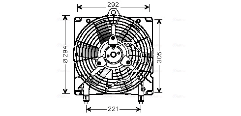 Ava Cooling Ventilatorwiel-motorkoeling CN7517