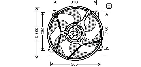 Ava Cooling Ventilatorwiel-motorkoeling CN7530
