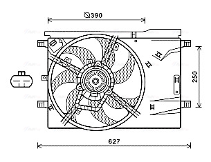 Ava Cooling Ventilatorwiel-motorkoeling CN7550