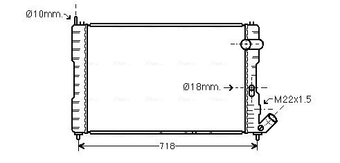 Ava Cooling Radiateur CNA2037