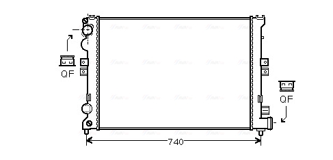 Ava Cooling Radiateur CNA2078