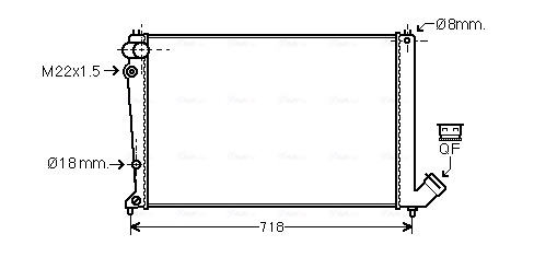 Ava Cooling Radiateur CNA2103