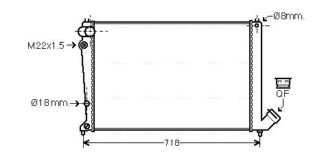 Ava Cooling Radiateur CNA2107