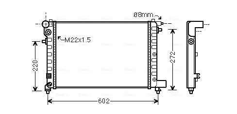 Ava Cooling Radiateur CNA2120