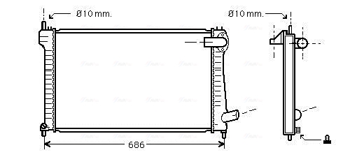 Ava Cooling Radiateur CNA2171