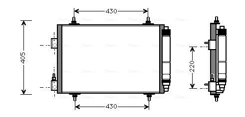 Ava Cooling Airco condensor CNA5192D