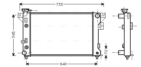 Ava Cooling Radiateur CR2032