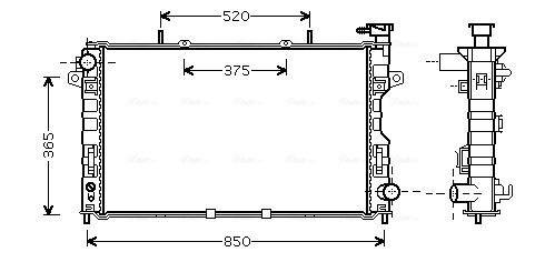 Ava Cooling Radiateur CR2107