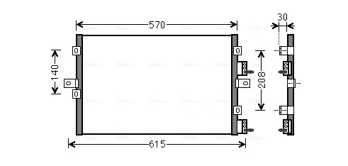 Ava Cooling Airco condensor CR5114