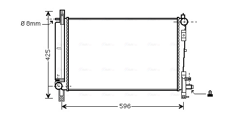 Ava Cooling Radiateur CRA2080