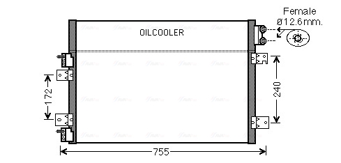 Ava Cooling Airco condensor CRA5113