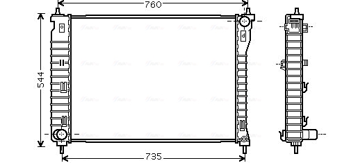 Ava Cooling Radiateur CT2034