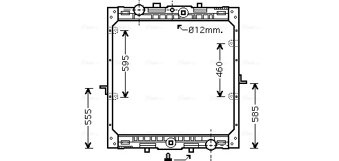 Ava Cooling Radiateur DF2004