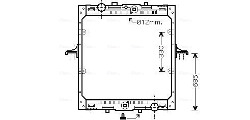 Ava Cooling Radiateur DF2029