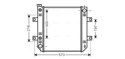 Ava Cooling Radiateur DN2274