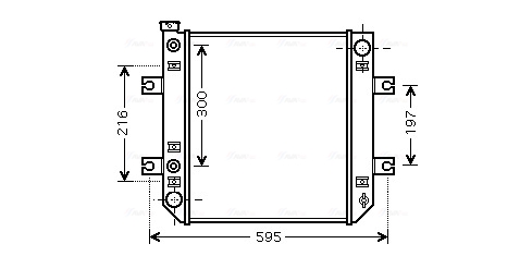 Ava Cooling Radiateur DN2275