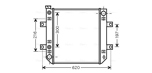 Ava Cooling Radiateur DN2276