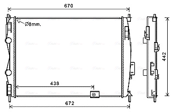 Ava Cooling Radiateur DN2414