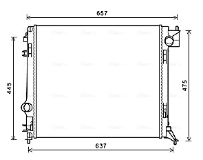 Ava Cooling Radiateur DN2424