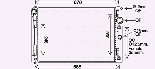 Ava Cooling Radiateur DN2450