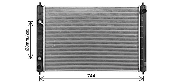 Ava Cooling Radiateur DN2468