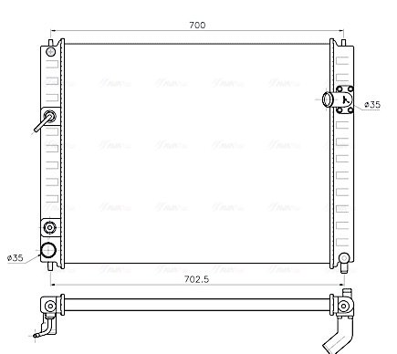 Ava Cooling Radiateur DN2482