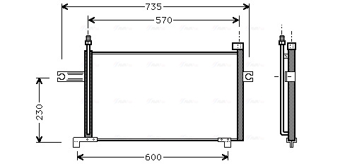 Ava Cooling Airco condensor DN5194