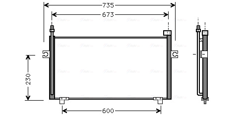 Ava Cooling Airco condensor DN5197