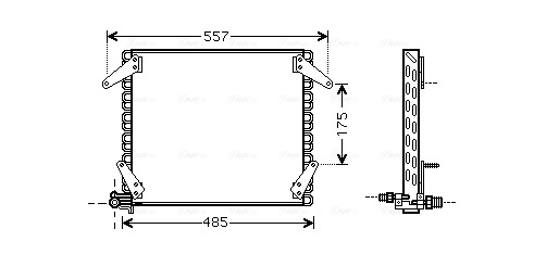 Ava Cooling Airco condensor DN5272