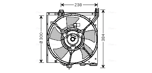 Ava Cooling Ventilatorwiel-motorkoeling DN7504