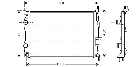 Ava Cooling Radiateur DNA2278