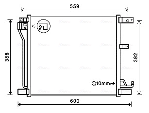 Ava Cooling Airco condensor DNA5401