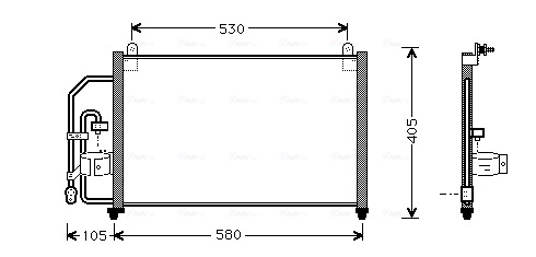 Ava Cooling Airco condensor DW5012