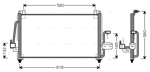 Ava Cooling Airco condensor DW5040