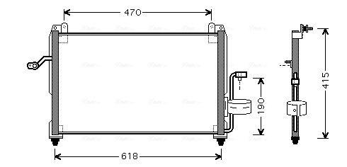 Ava Cooling Airco condensor DW5045