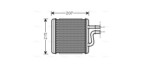 Ava Cooling Kachelradiateur DW6060