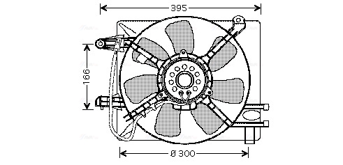 Ava Cooling Ventilatorwiel-motorkoeling DW7505