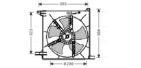 Ava Cooling Ventilatorwiel-motorkoeling DW7513