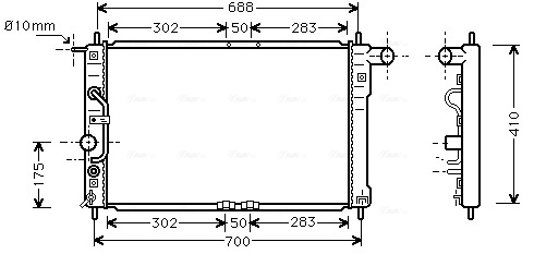 Ava Cooling Radiateur DWA2015