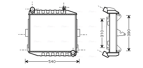 Ava Cooling Radiateur DZ2001