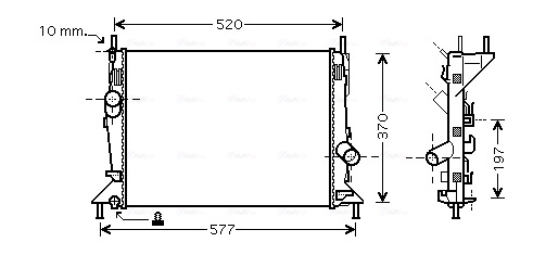 Ava Cooling Radiateur FD2368