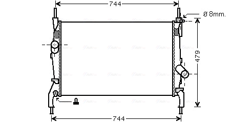 Ava Cooling Radiateur FD2404