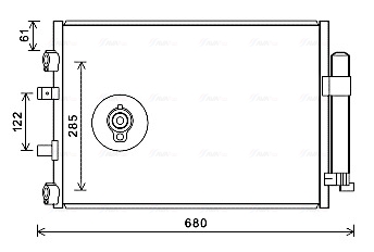 Ava Cooling Airco condensor FDA5484D